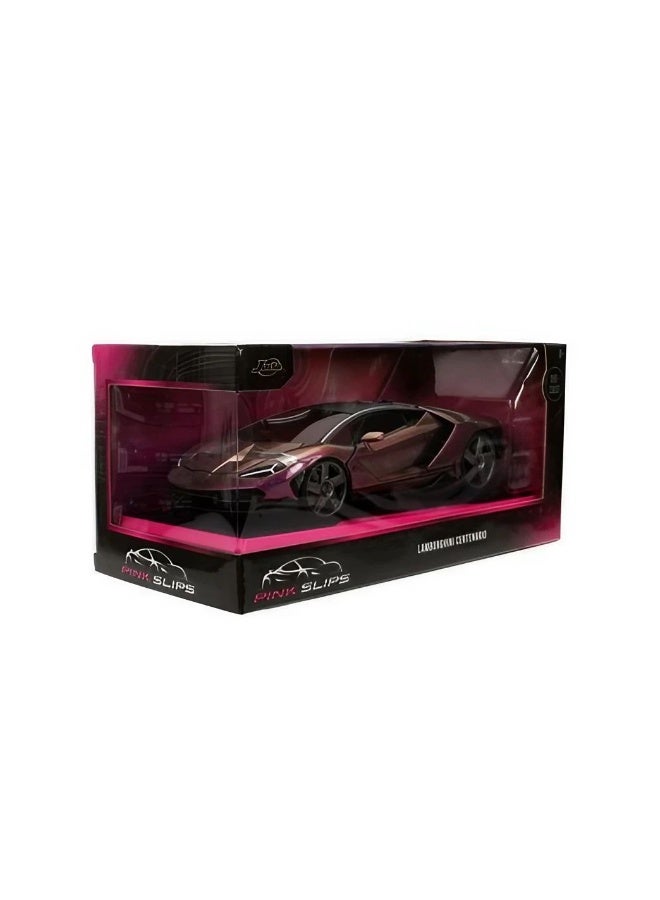 JADA سيارة لامبورغيني سنتيناريو مصنوعة من المعدن (1:24) باللون الوردي - Image 1