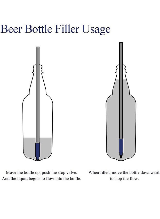 Generic - 285mm Spring Loaded Bottle Filler Bottling Wand for Home Brewing Fruit Juice Making - Image 1