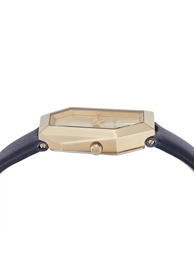 Michael Kors Women Michael Kors Women’s Watch MK4880 – Suri Round Design with Black Genuine Leather Strap - Image 2