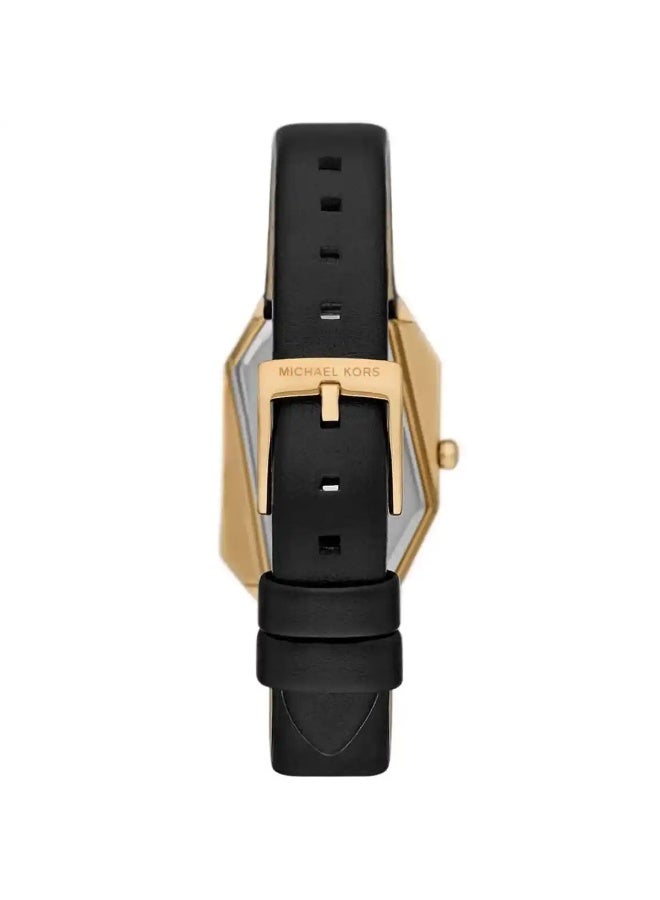 Michael Kors Women Michael Kors Women’s Watch MK4880 – Suri Round Design with Black Genuine Leather Strap - Image 3