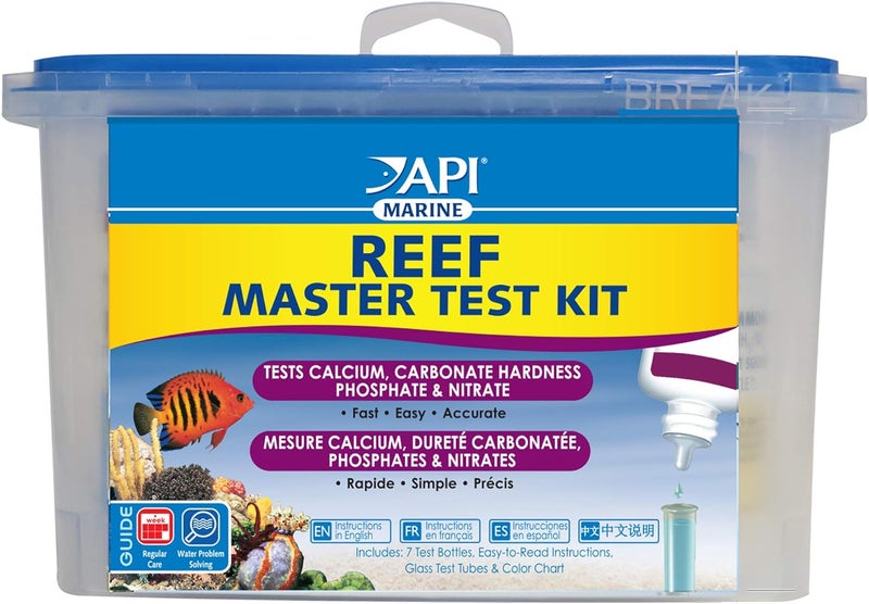 API Reef Aquarium Master Test Kit, multicolor, 14 Count (Pack of 1) - Image 1