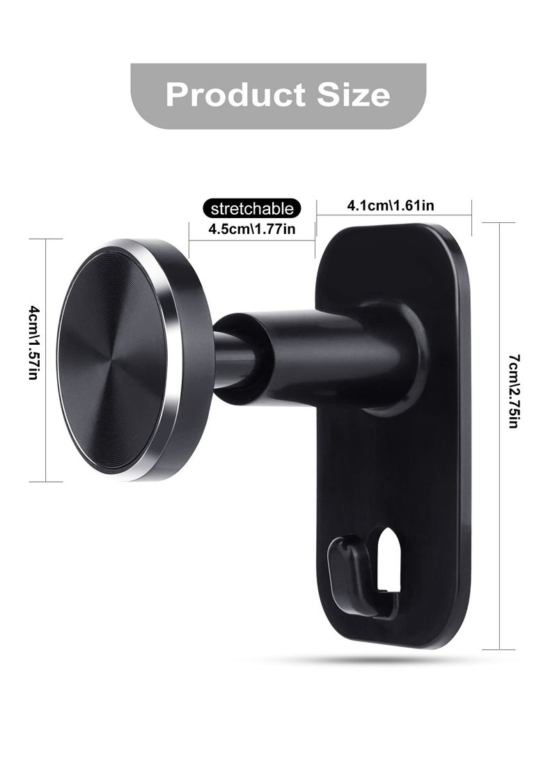 Zikra 2 PCS Retractable Headphone Stand,Sticky Headset Hanger - Adhesive Headphone Holder Hook Mount,for All Headsets,Earphone Clamp for AirPods Max/Beats/Sony/Sennheiser Music Headphones - Image 2