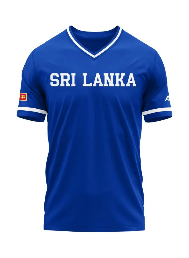 Baseball United Sri Lanka Baseball National Team Men's Lifestyle V-Neck Jersey
