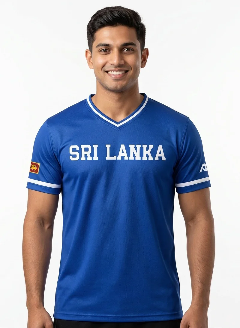 Baseball United Sri Lanka Baseball National Team Men's Lifestyle V-Neck Jersey