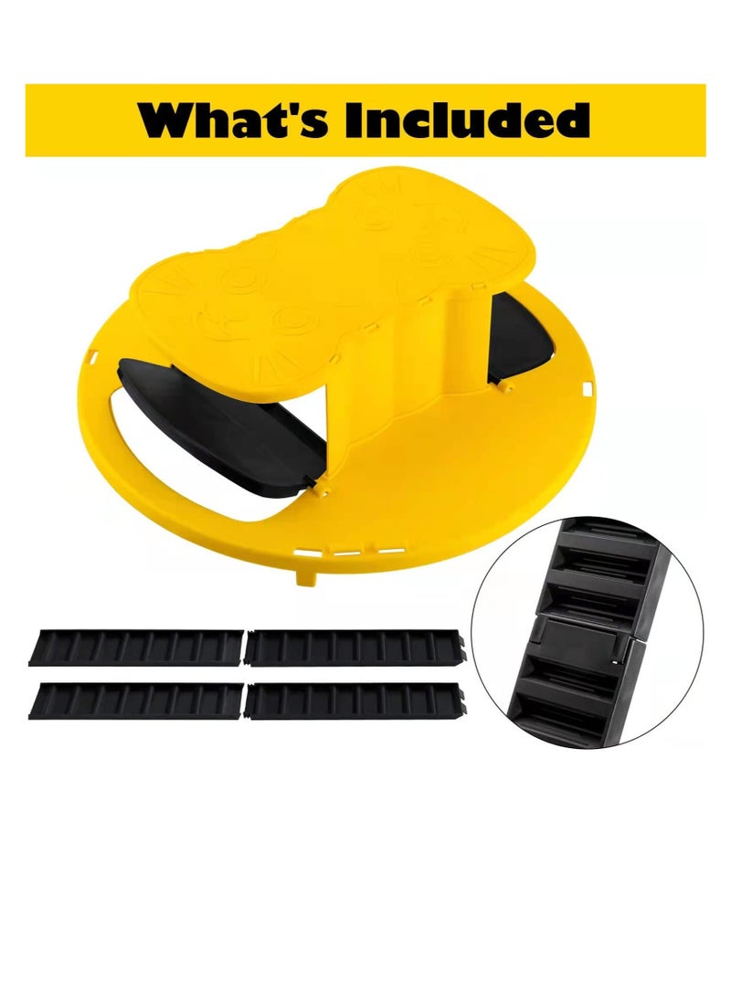 Excefore - Mouse Trap Bucket, Flip and Slide Bucket Lid Mouse Trap, Humane or Lethal, Humane Trap Door Style, Multi Catch, Auto Reset, Indoor Outdoor, No See Kill, Compatible 5 Gallon(18.9 Litres) Bucket - Image 1