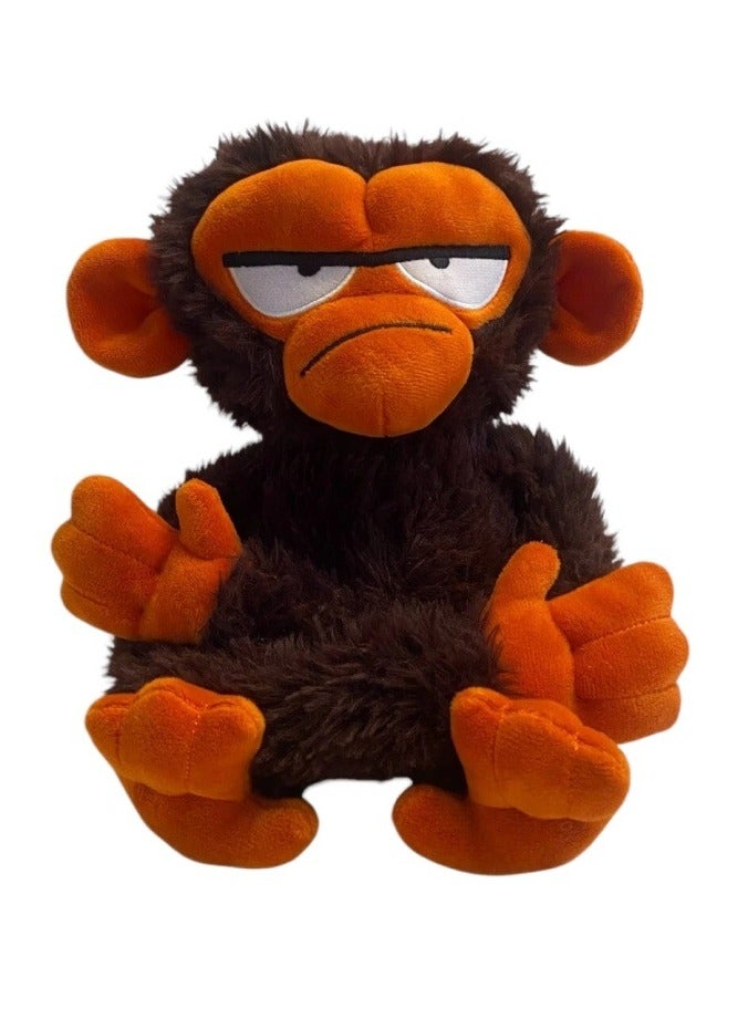 General The NEW Grumpy Monkey Plush plush toy is a special gift for a friend and can be used as a room decoration ornament  - Image 2
