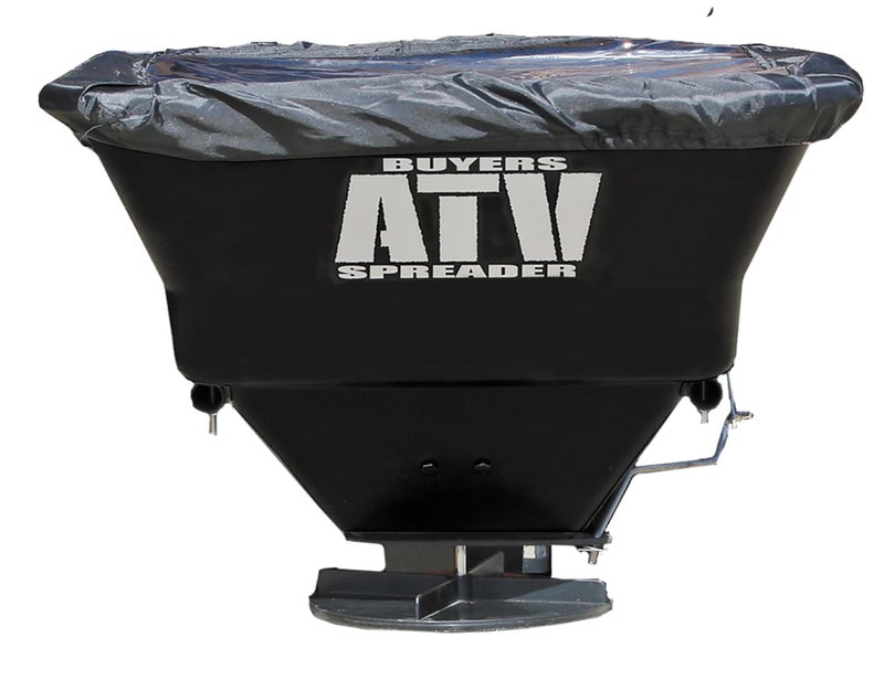 Buyers Products Company Buyers Products ATVS100 ATV Broadcast Spreader with Rain Cover, 100 lb Capacity, Rear Rack Mount, Poly Hopper, 12V Motor, for Seed, Fertilizer, Salt & Feed, All Season Use, ATV Accessories & Lawn Care - Image 1