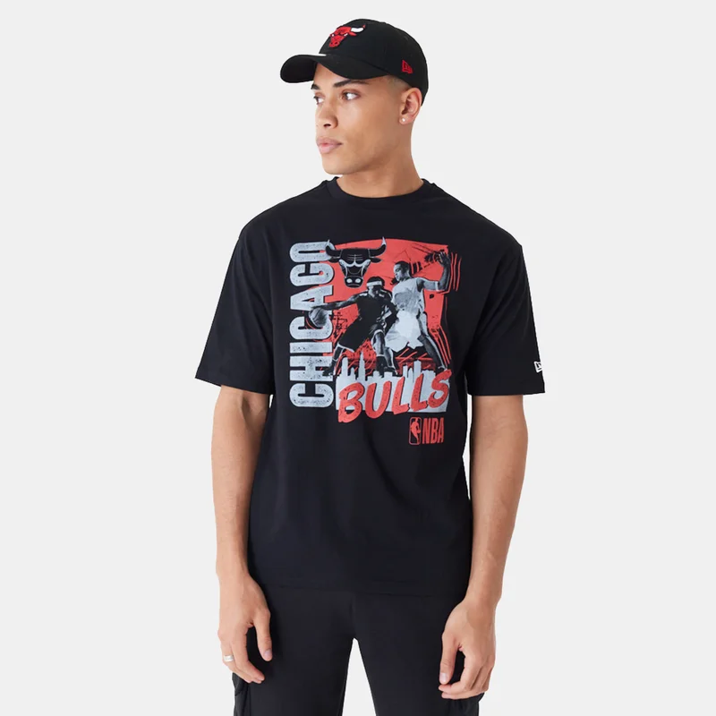 NEW ERA Men's NBA Chicago Bulls Player Graphic T-Shirt