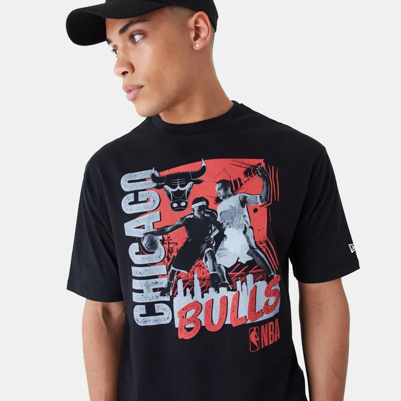 NEW ERA Men's NBA Chicago Bulls Player Graphic T-Shirt