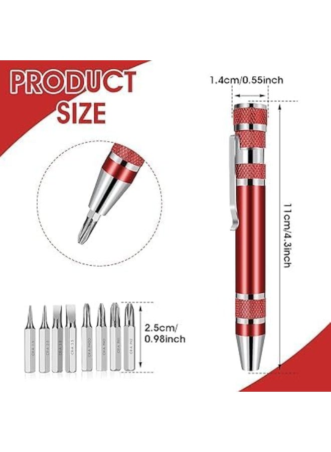 8-in-1 Mini Screwdriver Set | Magnetic Pen-Style Screwdriver for Repairs and Installations, 1 Piece  - Image 2
