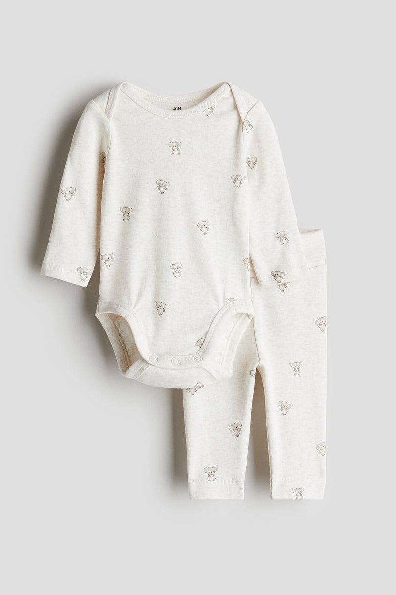 H&M 2-Piece Cotton Jersey Set  - Image 1