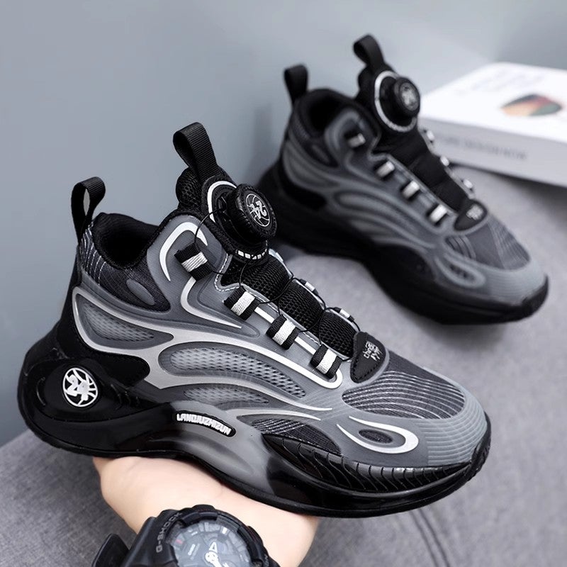 Azta Co-Branded Kidsren'S Shoes Boys 2025 Spring New Boys' Kidsren'S Shoes Medium And Large Kidsren'S Running Basketball Shoes Trendy - Image 2