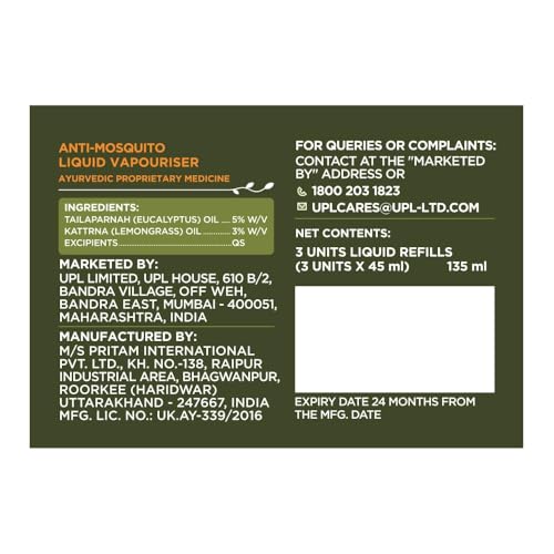 Tru Nature Herbal Mosquito Repellent Machine + Liquid Refill (45 ML) | Universal Fit | Paediatrician Certified | Refill - Effective for 45 Nights | Plant Based | Chemical Free - Image 2