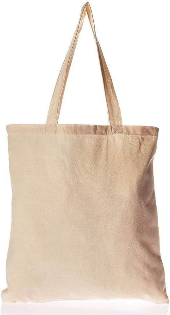 TBF Set of 24 Blank Cotton Tote Bags Reusable 100 Cotton Reusable Tote Bags 2 dozen - Image 1