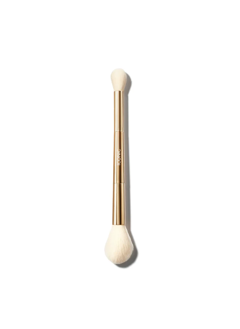 ICONIC LONDON Highlight And Blush Duo Brush