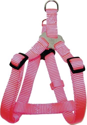 Hamilton Adjustable Easy-On Step-in Style Dog Harness, 1-Inch by 30-40-Inch, Large, Hot Pink - Image 1