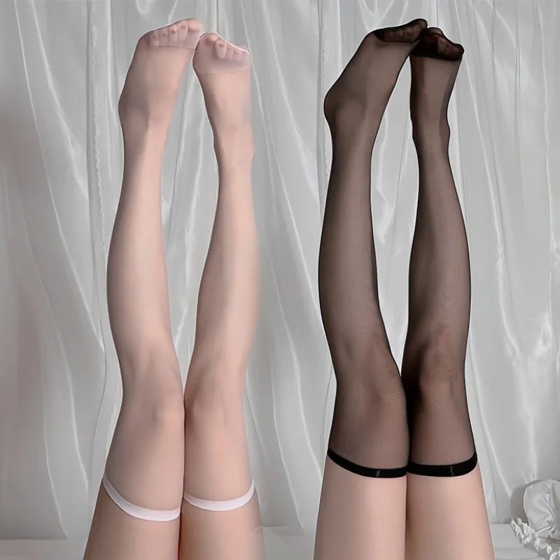 Women Sexy Fishnet Stockings Summer Ultra Thin Body Stockings Thigh High Over Knee Nylon Long Socks Hosiery Lolita Stockings - Image 3