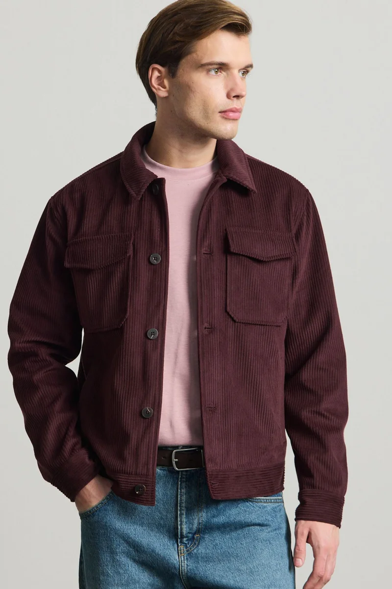 Danger Danger Simple Unlined Zip Front Jacket