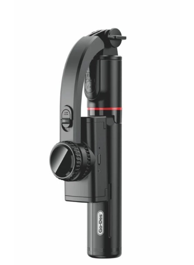 GO-DES Multi-function Selfie Stick Gimbal Stabilizer Desktop Tr with Telescoping Rod with -shaking Support Weless Control Phone Clip & Remote Control - Image 2