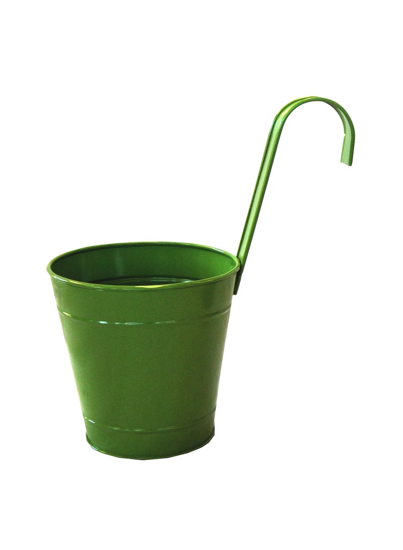 Metal Hanging Green Pot - Image 1