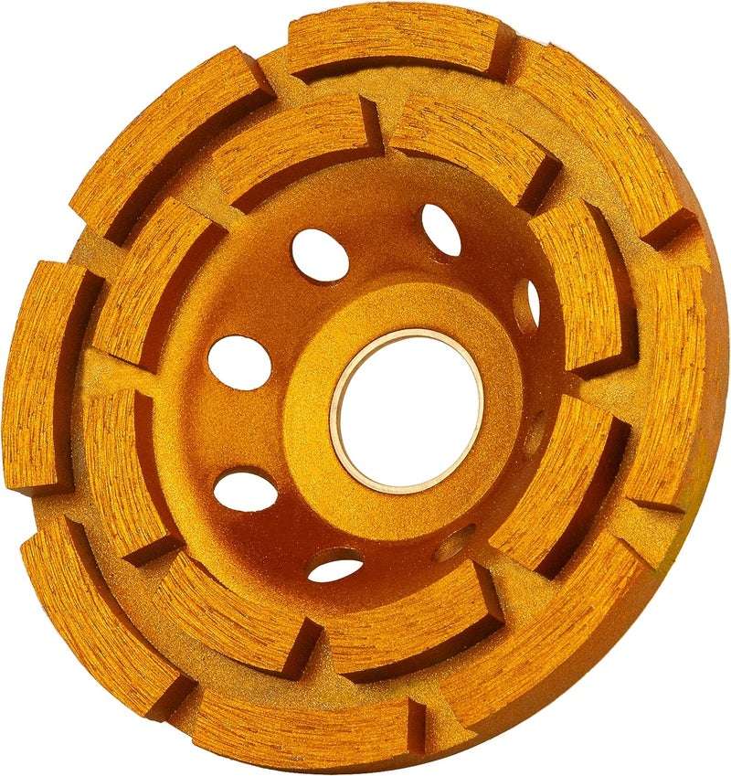 KSEIBI 644025 Diamond Concrete Grinding Wheel 4 inch for Polishing and Cleaning Stone Concrete Surface, Cement, Marble, Rock, Granite, and Thinset Removing, Angle Grinder Wheels Cup - Image 1