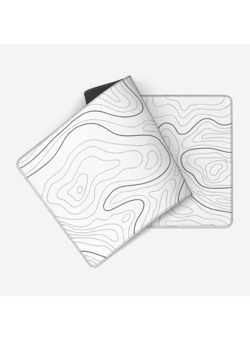 Rock Pow Extended Mouse Pad and Keyboard Wrist Rest 3-in-1 Gaming Mouse Pad XXL Set Ergonomic Wrist Rest for Computer Keyboards Non-Slip Desk Mat Protector 31.5" X 15.7" Ink Painting Forest - Image 4