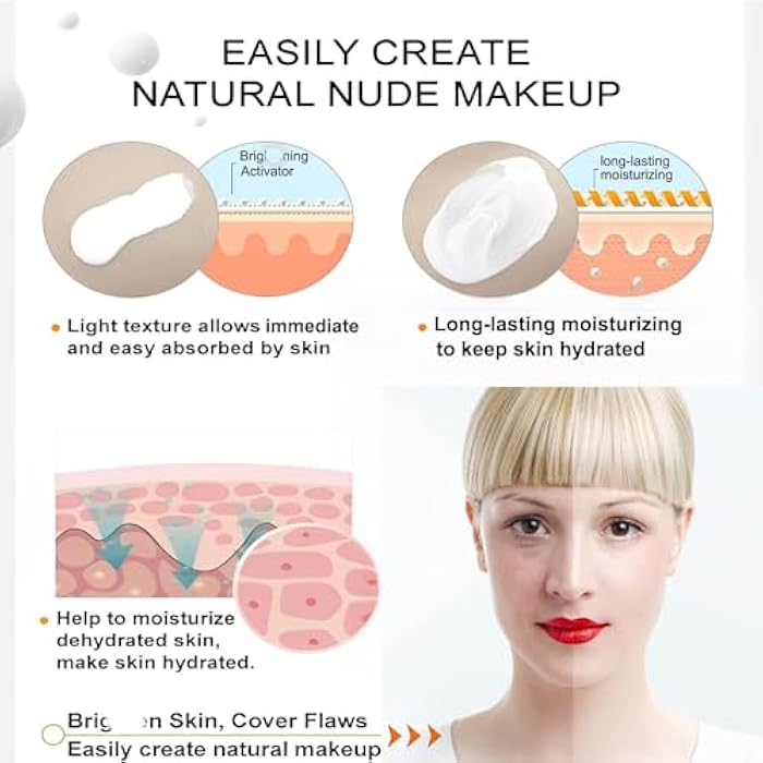 Rednow Moisturizing Cream,V7 Deep Hydration Waterlight Makeup Creams, V7 Korea Cream Face Moisturizer for All Skin Type,Natural Cream Young Skin Water(1 PC) - Image 2