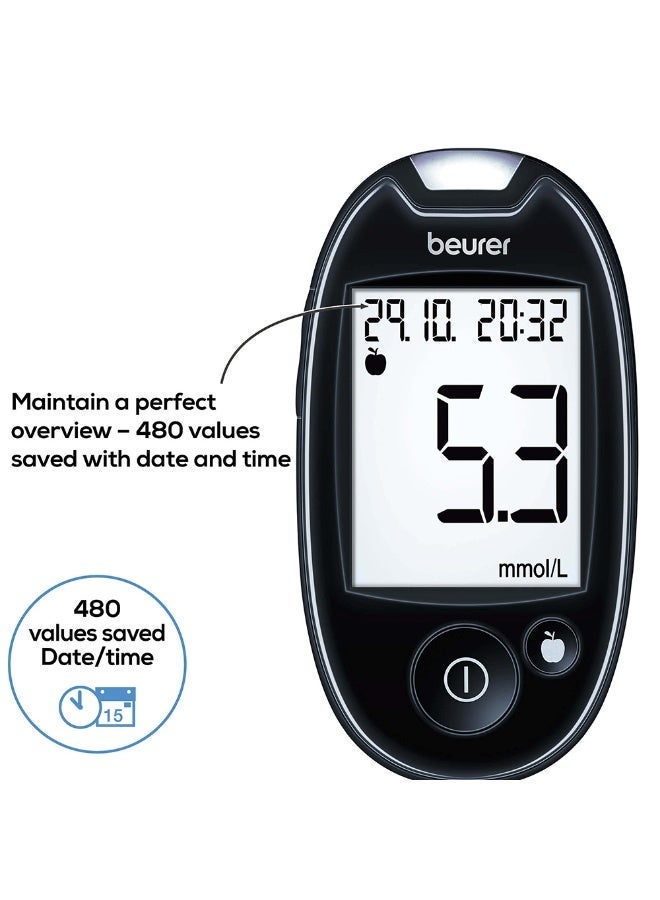 Beurer GL44 Blood Glucose Monitor with 50 Tests - Image 5