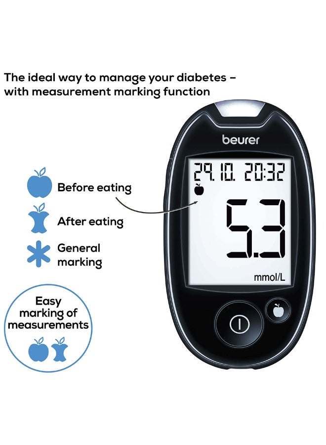Beurer GL44 Blood Glucose Monitor with 50 Tests - Image 4