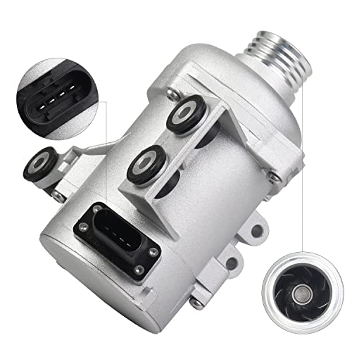 liriuda Electric Engine Water Pump 11517586925 & Thermostat Fit for BMW 325i 325xi 328i 328xi 330i 330xi 525i 525xi 528i 528xi 530i 530xi x3 x5 z4 Replaces OE# 11517521584 11517546994 11517563183 11517586924 - Image 3
