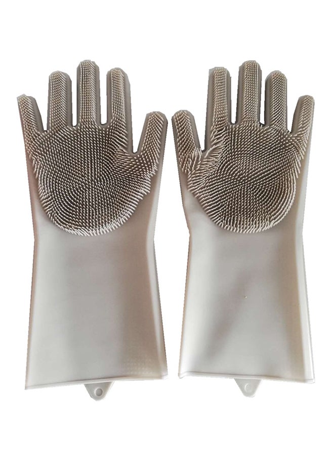 Magic Dishwashing Gloves Grey 33 x 12cm