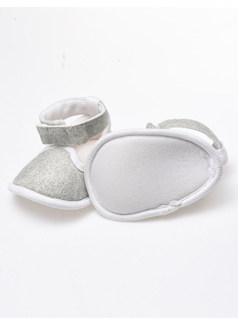 Tiny Hug Glitter ankle straps unisex infant baby booties - Image 2