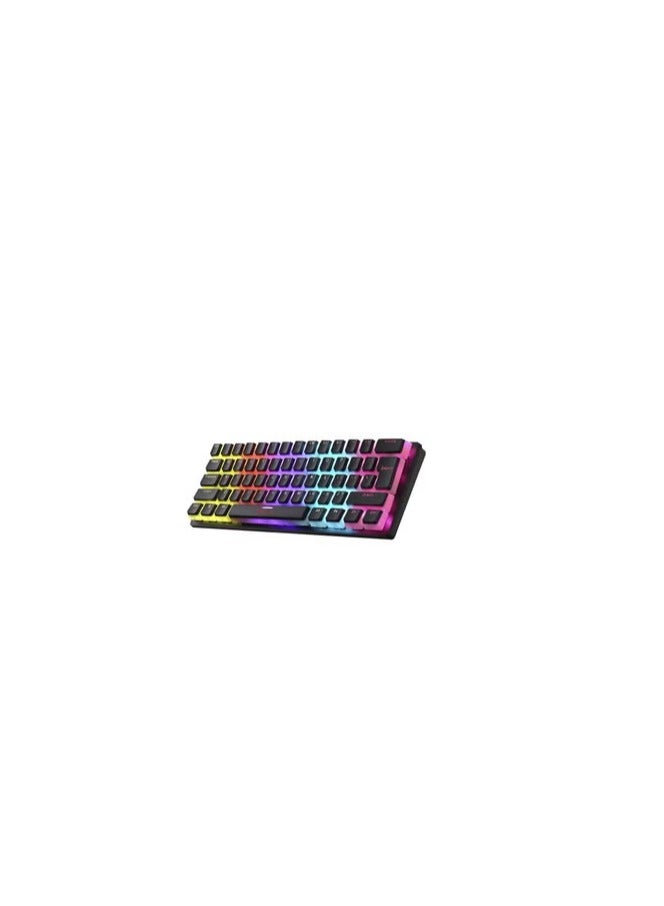 XTRIKE ME Pudding Gaming Mechanical Keyboard - Blue Switches - Rainbow LED Lighting - PBT Key Caps - Advanced Anti-Ghosting - Compact Design - Durable Construction - 12 Dynamic Lighting Schemes - Image 1