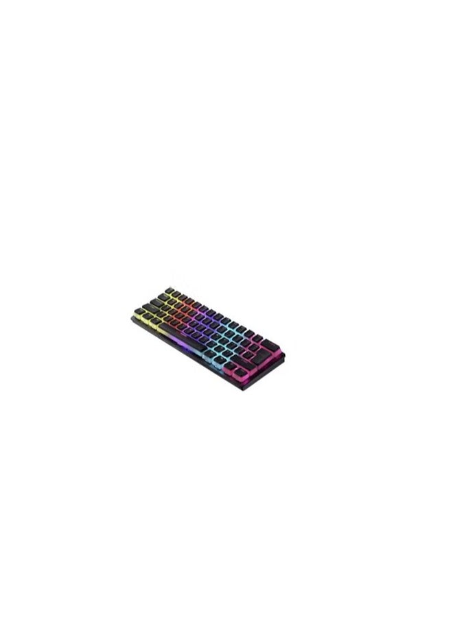 XTRIKE ME Pudding Gaming Mechanical Keyboard - Blue Switches - Rainbow LED Lighting - PBT Key Caps - Advanced Anti-Ghosting - Compact Design - Durable Construction - 12 Dynamic Lighting Schemes - Image 2