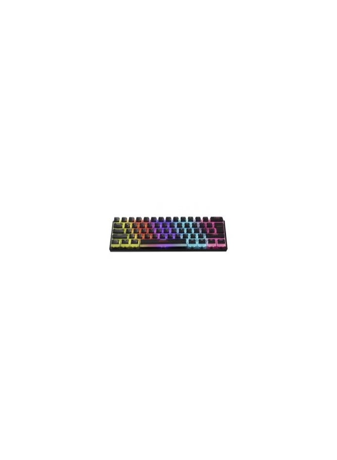 XTRIKE ME Pudding Gaming Mechanical Keyboard - Blue Switches - Rainbow LED Lighting - PBT Key Caps - Advanced Anti-Ghosting - Compact Design - Durable Construction - 12 Dynamic Lighting Schemes - Image 3