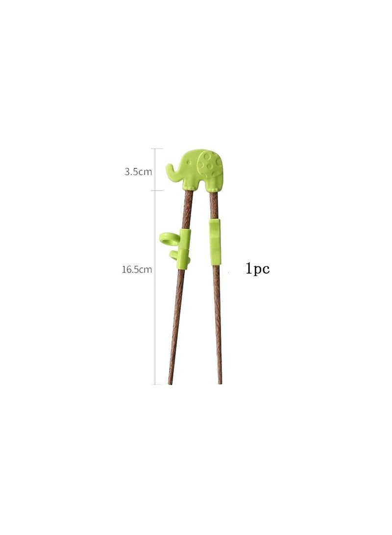 GGOOT 1 Pair Training Chopsticks Animal Training Chopsticks Helper with Transparent Storage Box for Children Beginner Toddlers Right or Left Hand - Image 3