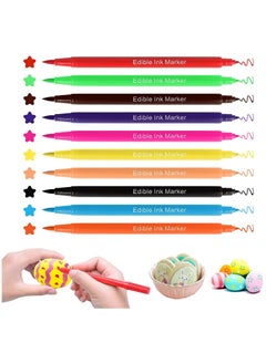 RATSAW 10PCS Double Sided Food Coloring Pens with Thick and Fine Tip Markers Food Coloring Markers Gourmet Writers for Cakes Decorating Desserts Eggs  - Image 1