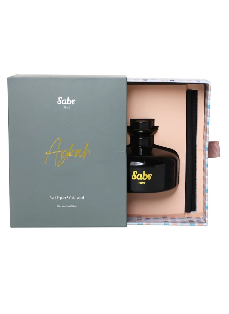 Sabr Black Pepper & Cedarwood Aykah Scented Reed Diffuser