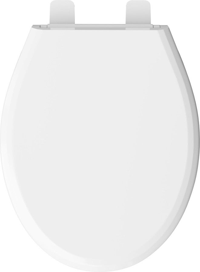 PROFLO PFTSHSC1000 Nome Round Closed-Front Toilet Seat with Soft Close - White - Image 4