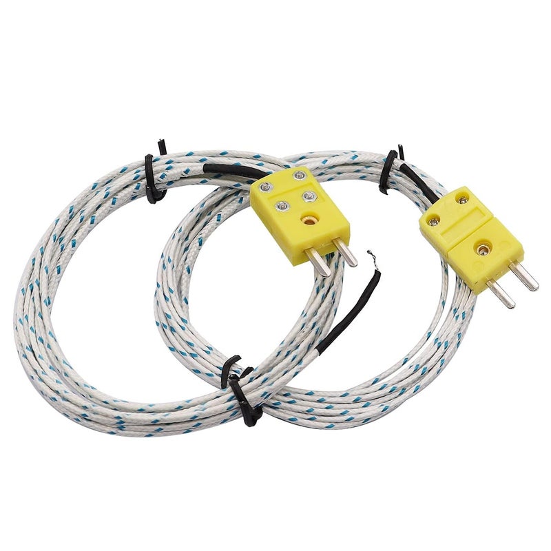Taiss 5pcs 3M K-Type Connector Thermocouple Temperature Sensor Measure Range -50~350°C - Image 3