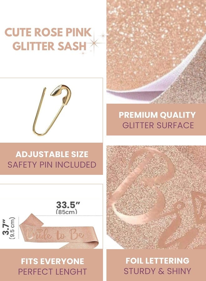 مجموعة ديكور الزفاف المكونة من 4 قطع: تشمل حزام الزفاف، تاج من أحجار الراين، حجاب الكتف، بالونات، مستلزمات حفل الزفاف، وديكورات تجمع وصيفات العروس. - Image 3