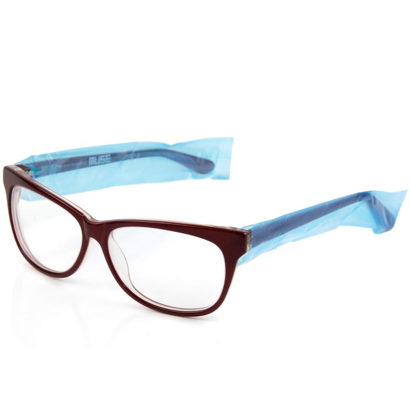 Salon Supply Co Eyeglass Covers for Hair Color - 200 Plastic Sleeves - Disposable Eyeglass Sleeves - Eye Glass Protector Sleeves - Eyeglass Sleeve Covers - Disposable Eyeglass Guards  - Image 3