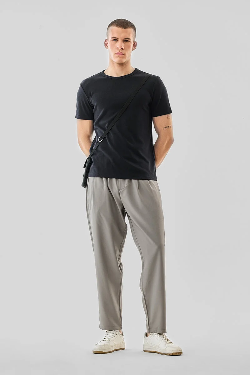 SNITCH بنطلون بخصر مطاطي ورباط بقصة مريحة