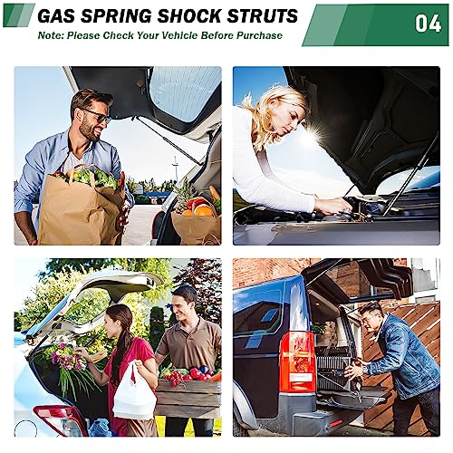 Dekalaii Rear Hood Struts Shocks Lift Supports Gas Spring Fit for Mitsubishi Outlander 2007-2013 for PM3194 Set of 2 - Image 5