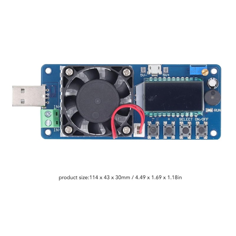 USB Battery Capacity Meter Tester Module With LCD Display And Fan For Chargers - Image 5