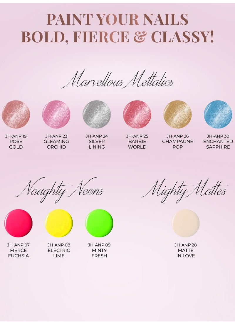 Just Herbs Just Herbs Nail Polish 12 COLOUR Midnight Magic  - Image 3