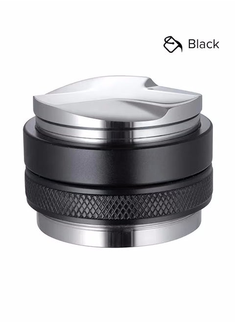 Dual Head Coffee Distributor/Espresso Leveler & Tamper Black 51mm