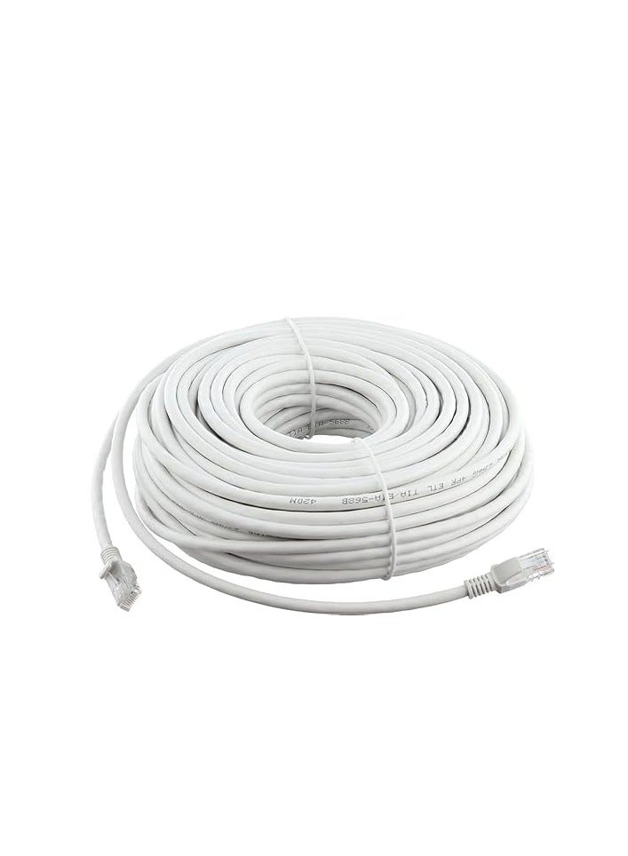 كيندكس كيبل 1904 cat6e lan من كيندكس، 10 متر - رمادي فاتح، لاجهزة مودم - Image 1