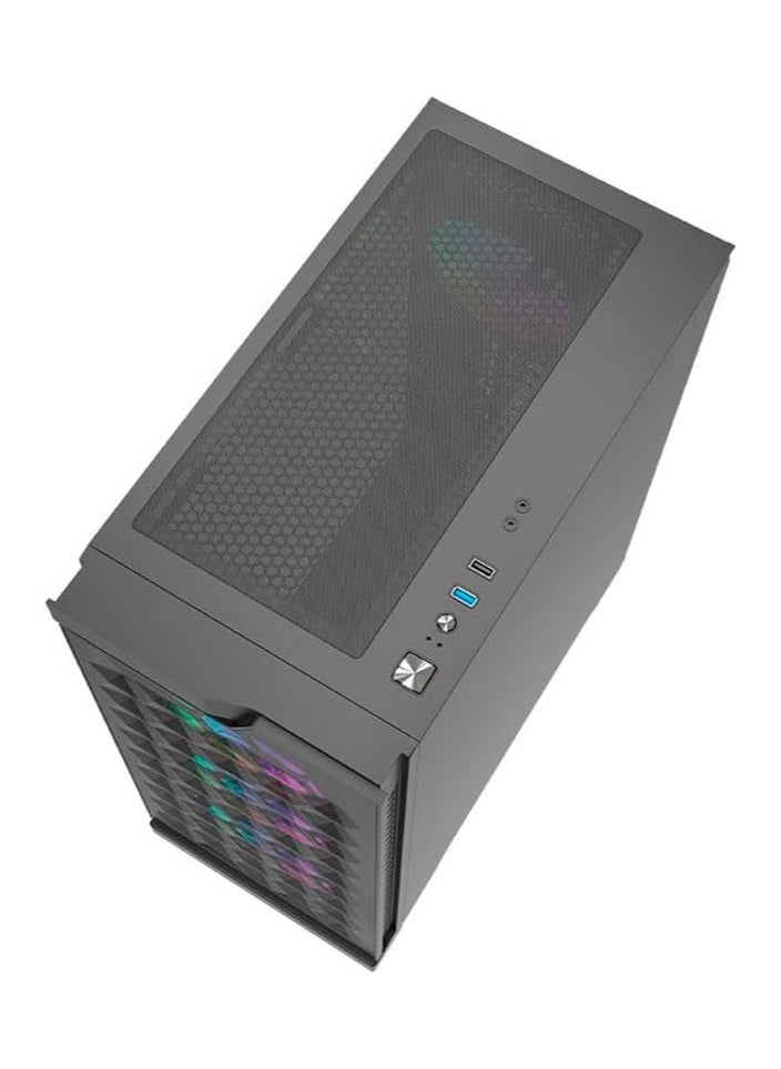 DarkFlash - BUDGET GAMING/WORKSTATION DESKTOP PC: COREi7 PROCESSOR | RTX 2060 SUPER 8GB GRAPHICS CARD | 16 GB RAM | 1TB SSD NVME/SATA | Windows 11 | WIFI BLUETOOTH READY - Image 1