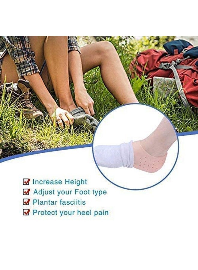 VARiSTY VARiSTY Silicone Gel Heel Pad Socks For Pain Relief Gel Heel Socks For Dry Hard Cracked Heel Repair Pad, Swelling & Pain Relief, Cushion Support, Foot Care, Ankle Protection (Half Heel) - Multicolor - Image 5